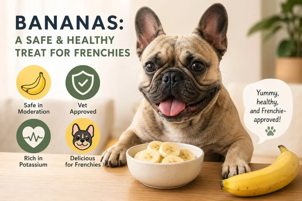 Can french bulldogs eat bananas - Complete guide showing benefits and serving size.