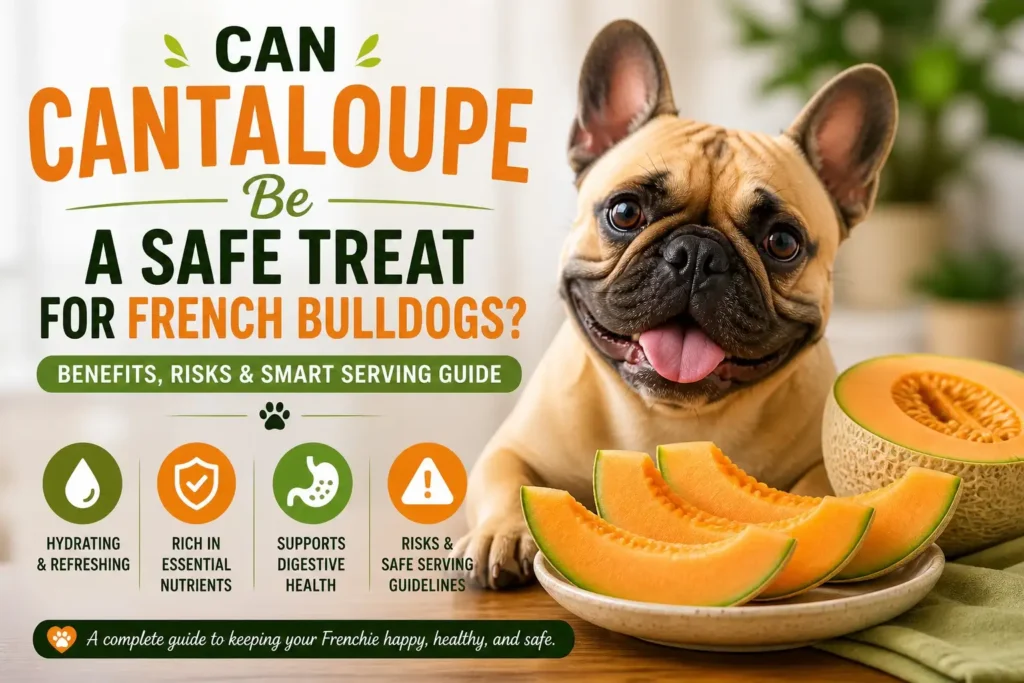 complete guide with benefits,risks,serving and recipes on can french bulldogs eat cantaloupe