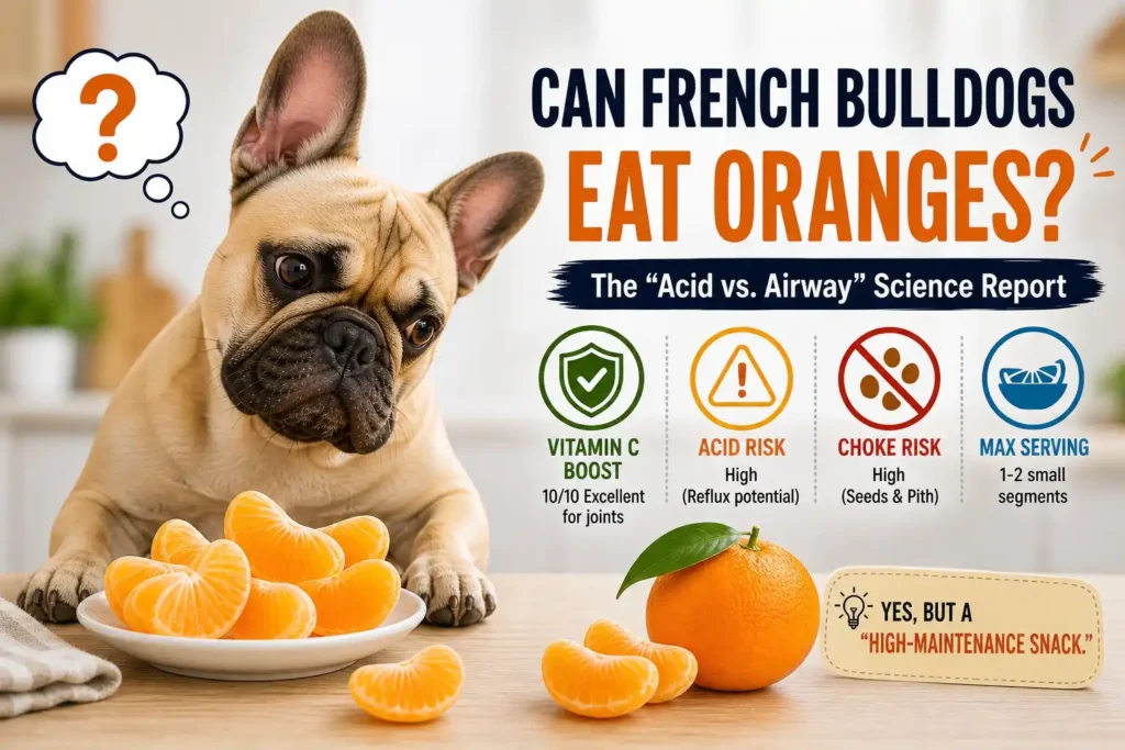can french bulldogs eat oranges - A complete guide inclduing benefits,risk, serving size and recipes
